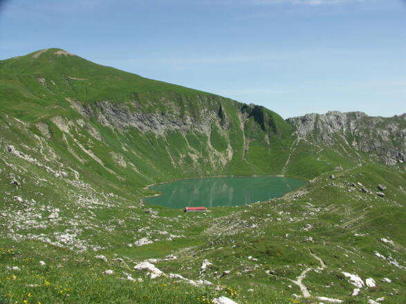 Blick auf den Engeratsgundsee.