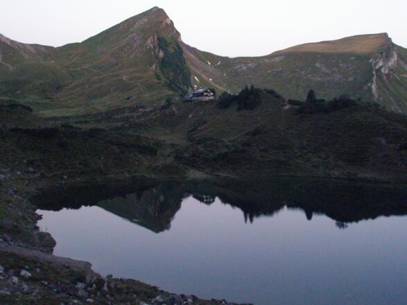 Landsberger Hütte mit Lache