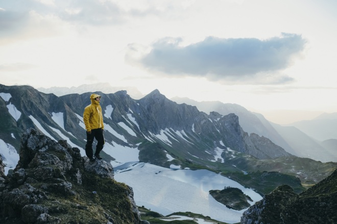 Fabian Buhl oberhalb des Schrecksees