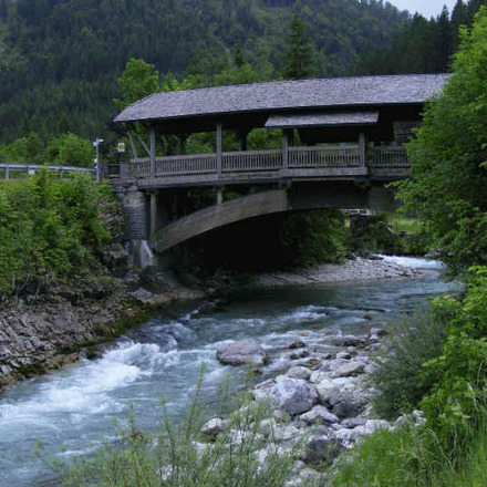 Holzbrücke bei Bruck