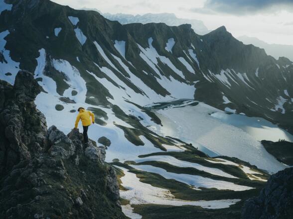 Fabian Buhl oberhalb des Schrecksees