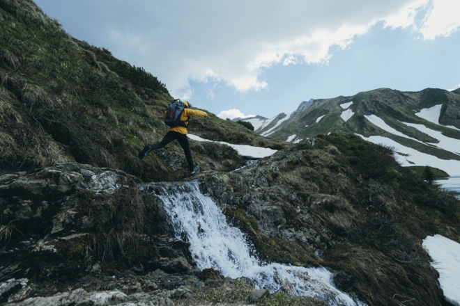 Melissa Le Nevé am Schrecksee