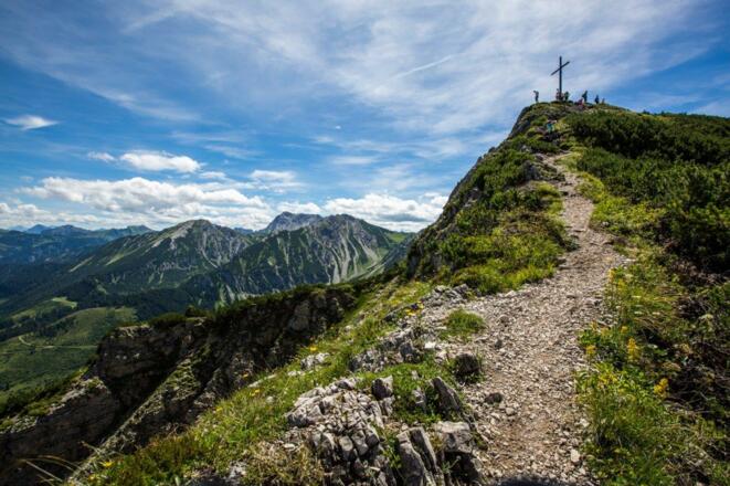 Auf dem Zustieg zum Kühgündkopf.