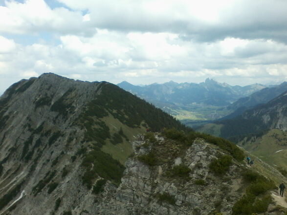 Blick zurück auf den Kühgundgrat