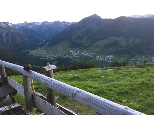 Blick auf Mittelberg