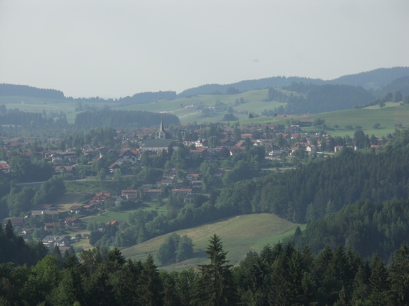 Ein Blick auf Oberstaufen