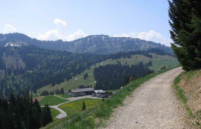 Blick über die Hochbühlalpe