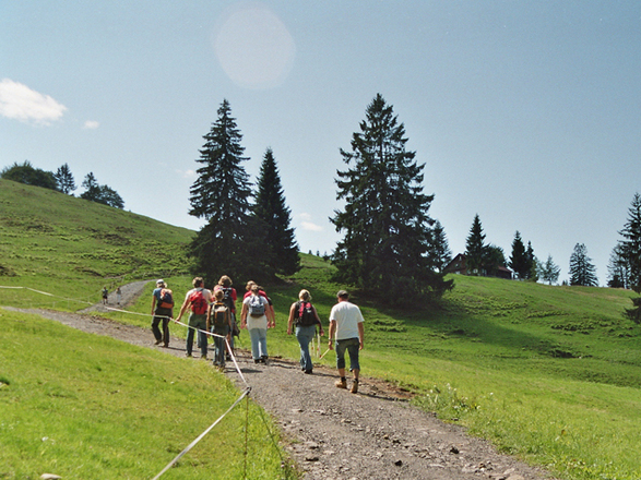 Wanderung zur Bergstation Hündle