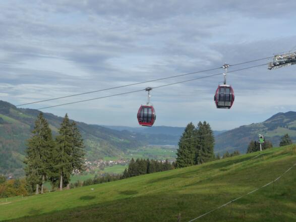 Hündlebahn mit Blick zum Alpsee