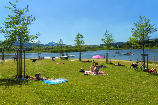 Naturbadeplatz Grüntensee beim Campingsplatz