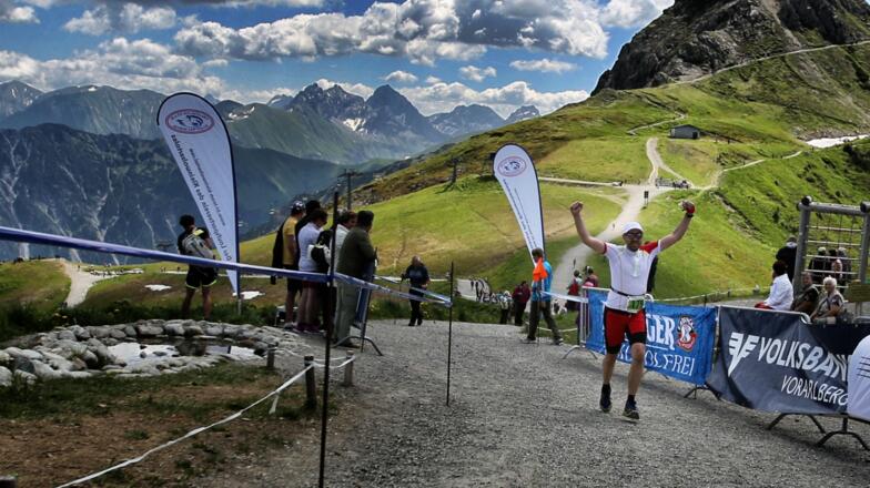 Zieleinlauf an der Kanzelwand