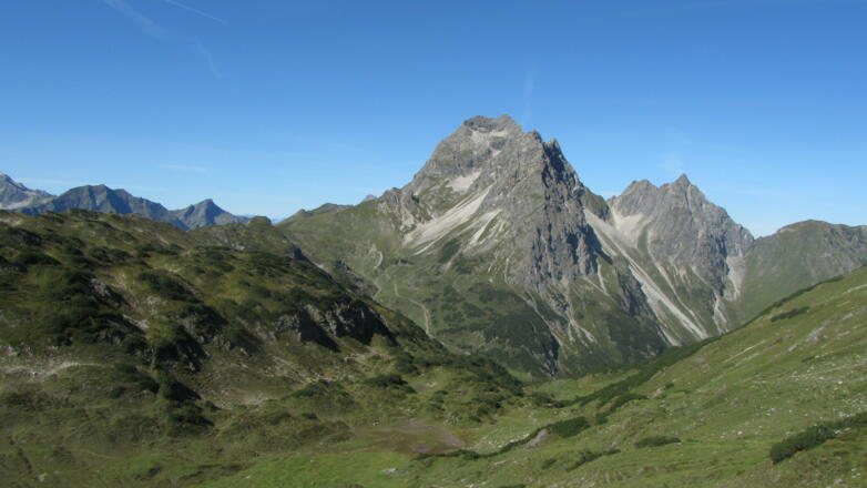 Blick auf den Großen Widderstein