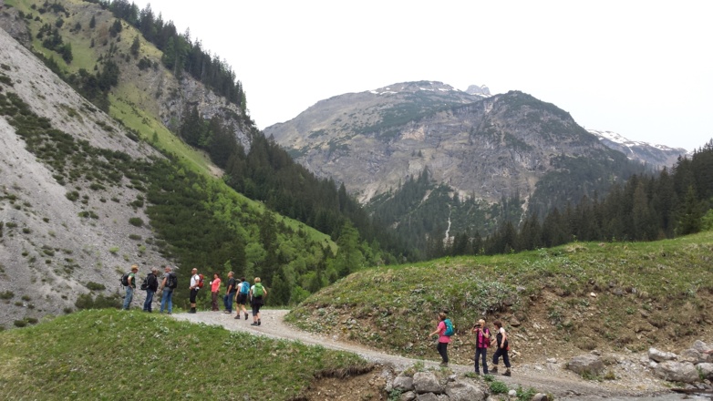 Descent to Holzgau