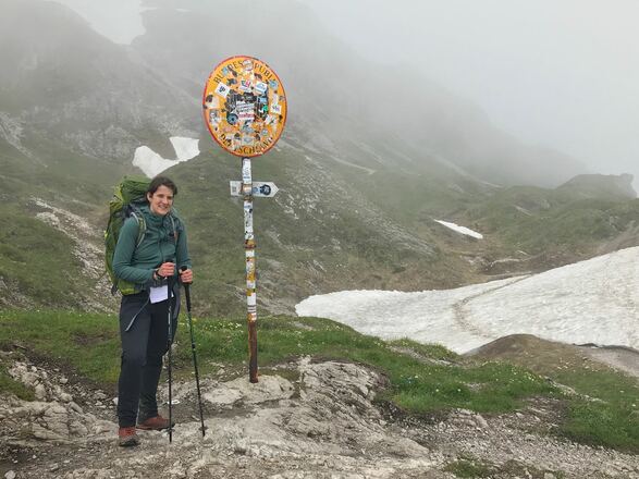 An der Deutsch-Österreichischen Grenze