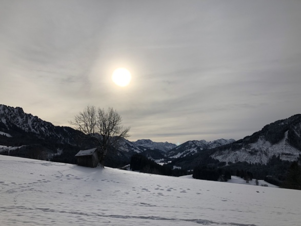 Höhenweg höhe Abzweigung Richtung Reuterwanne