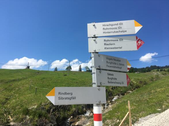 Abzweig Sibratsgfäll