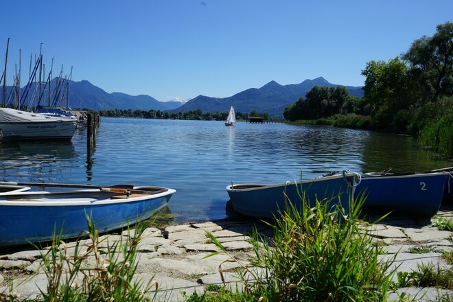 Chiemseeufer beim Fischer am See