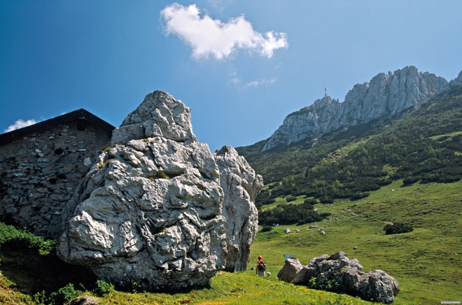 Kurz vor der Steinlingalm