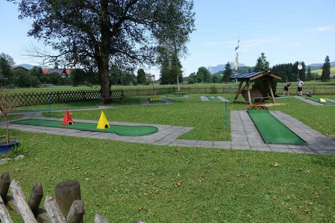 Minigolfplatz in Fischen im Allgäu