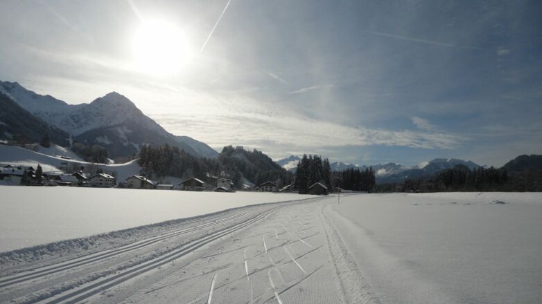 Eybach-Loipe bei Fischen-Au