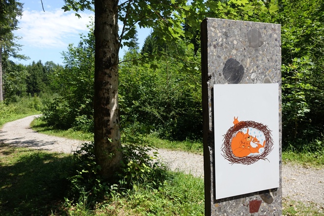 &quot;Kinderkobel&quot; ist das dritte Kindertor im Eichhörnchenwald