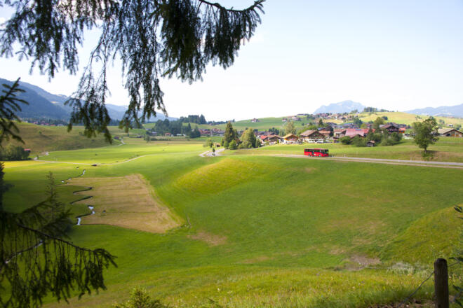 Blick vom Sagenweg in Obermaiselstein