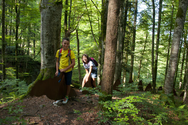 Sagenweg - der Drache im Wald