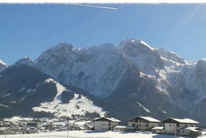 "Winter"-Blick auf das Tennengebirge