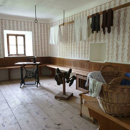 Bauernstube im Bamerhof-Bauernhaus