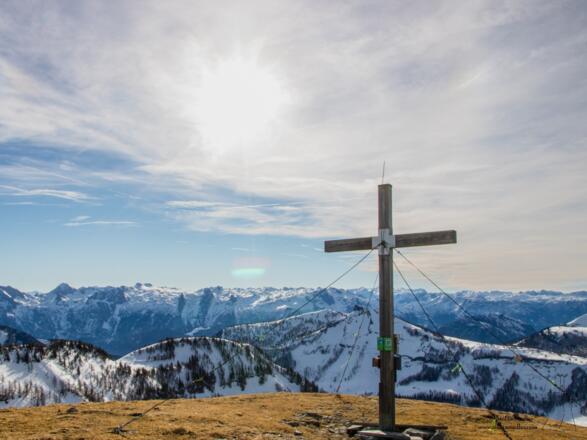 Bilderbuchlandschaft auf dem Hohen Zinken.