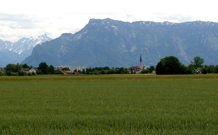 Freilassing mit dem Untersberg