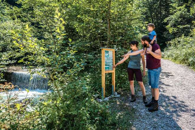Infotafel Wendelstein Streifzüge - Jenbachweg