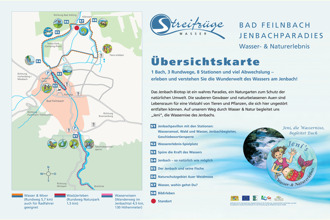 Übersichtskarte Jenbachparadies
