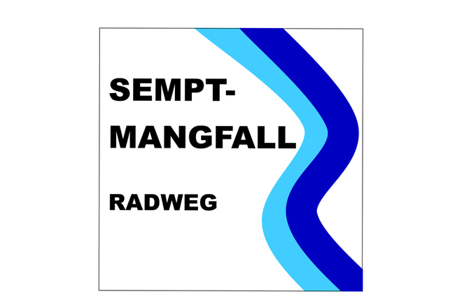 Wegkennzeichen Sempt Mangfall Radweg