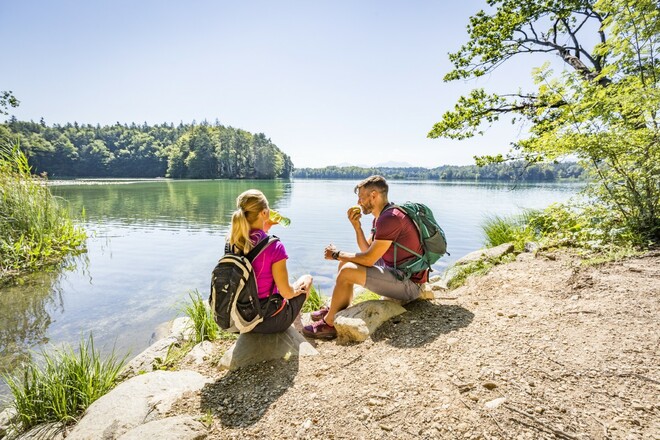 Pause am Langbürgner See