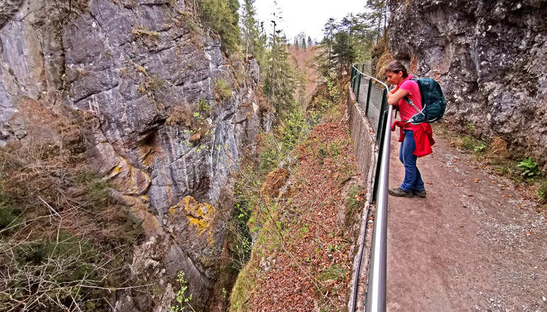 Gießenbachklamm Kiefersfelden_ in der Klamm