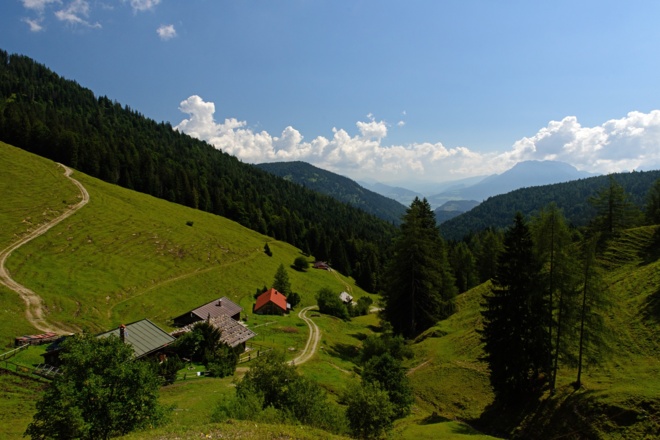 Aussicht Oberaudorfer Almen