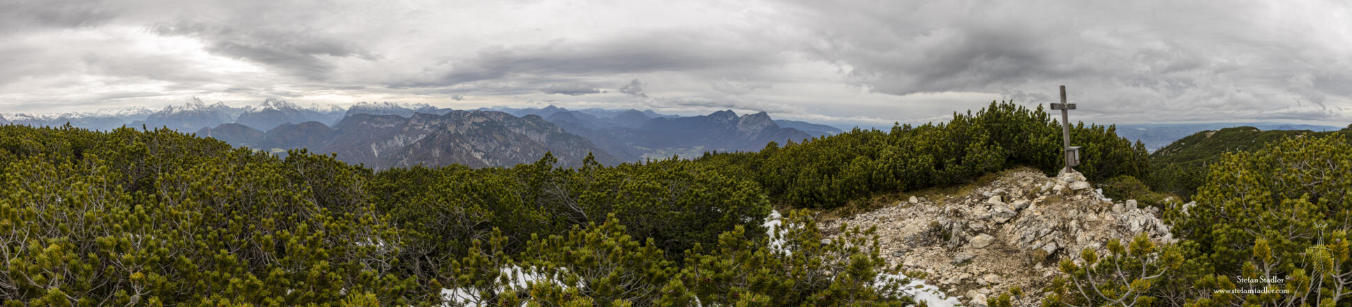 Gipfelpanorama vom Hirschangerkopf