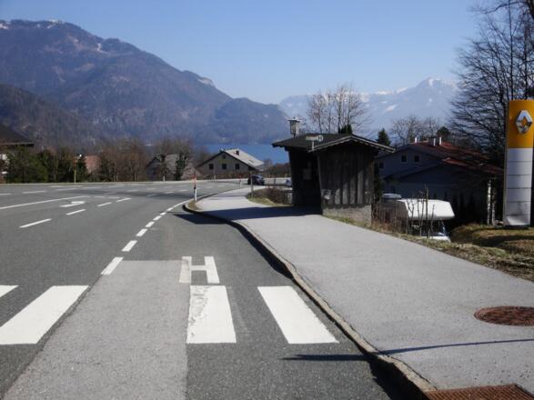 Haltestelle "St. Gilgen Mozartblick" Richtung Bad Ischl