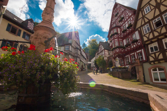 Marktplatz / Schnatterloch in Miltenberg