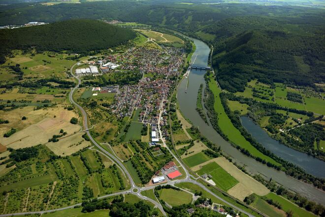 Faulbach aus der Luft