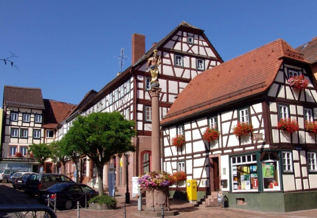 Buchen, Platz am Bild