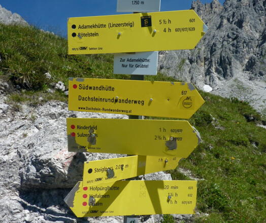 Wegverzweigung in der Kesselwand