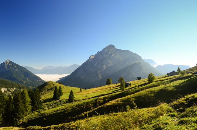 Blick vom Rundweg 1 zum Rinkogel