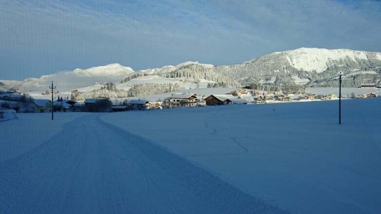 Blick auf Osterhorngruppe