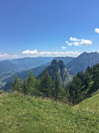 Blick Richtung Dachsteingebirge