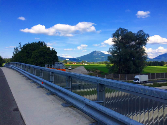 Radweg Richtung Laschenskyhof Einstiegs- und Fixpunkt