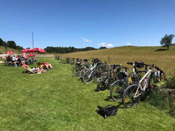 Rast an der Buchberghütte