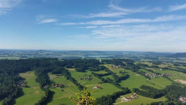 Aussicht auf das Salzburger Seenland vom Nockstein Gipfel