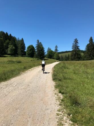 Radweg zur Buchberghütte
